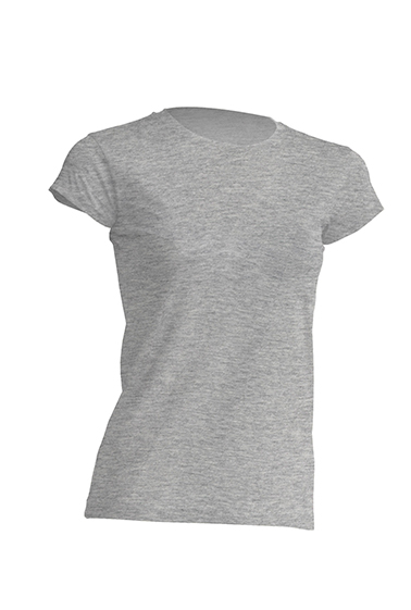 REGULAR T-SHIRT LADY grigio melange REGULAR T-SHIRT LADY grigio melange